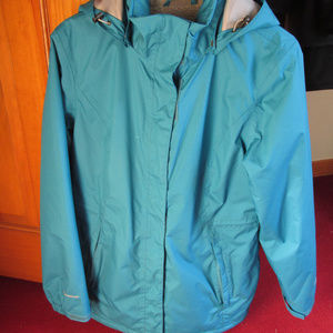 Eddie Bauer fleece lined Rain Parka Medium